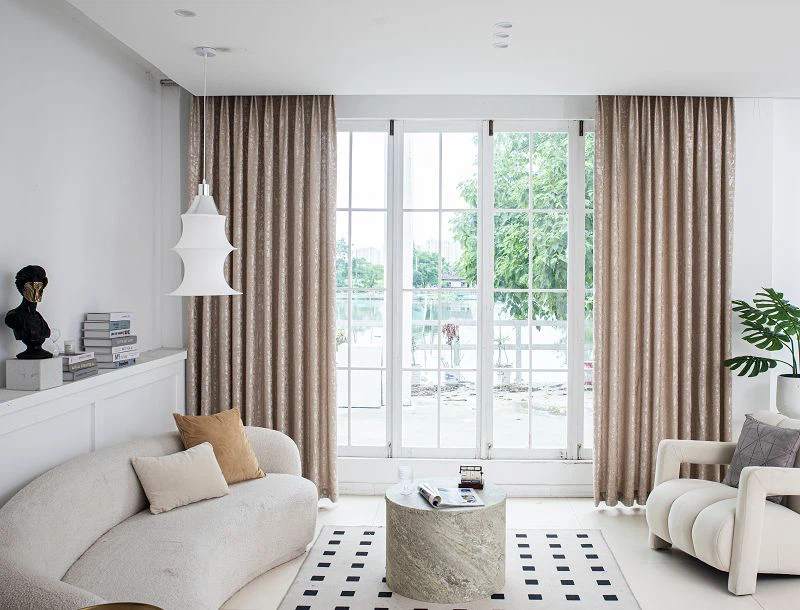 Четка тъкан за завеси от жакард