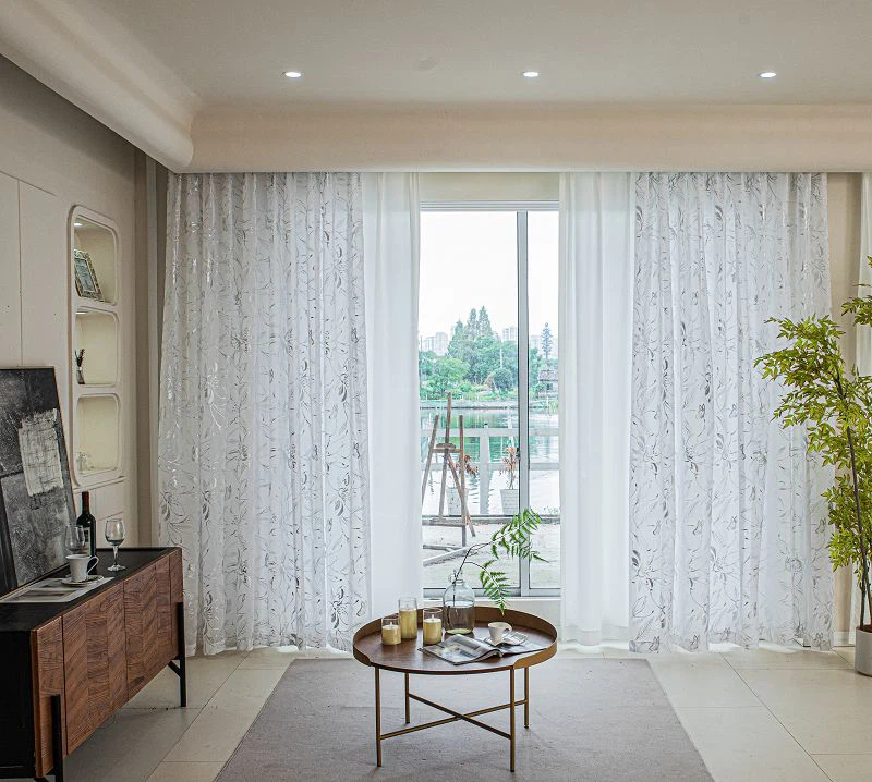 Doli FabricWindow Параван с Lotus и сребърно фолио