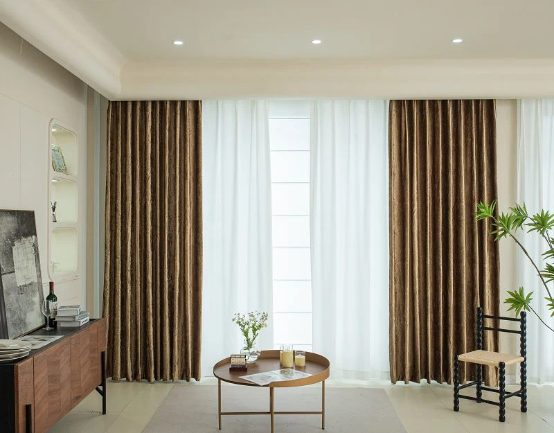 Италианска кадифена 3D релефна европейска флорална завеса